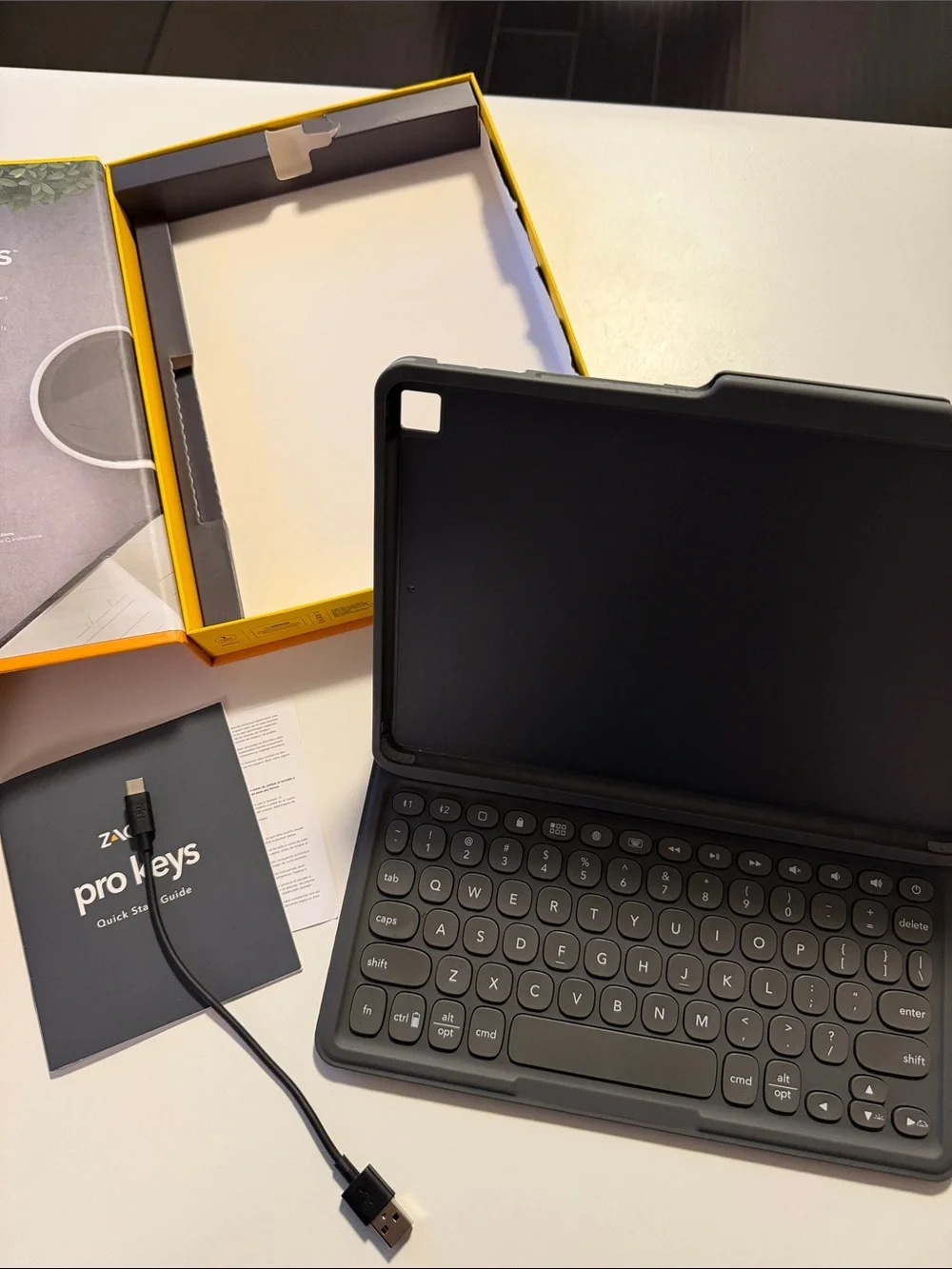 ZAGG Pro Keys Keyboard Case for iPad 9, 8, 7 Generation